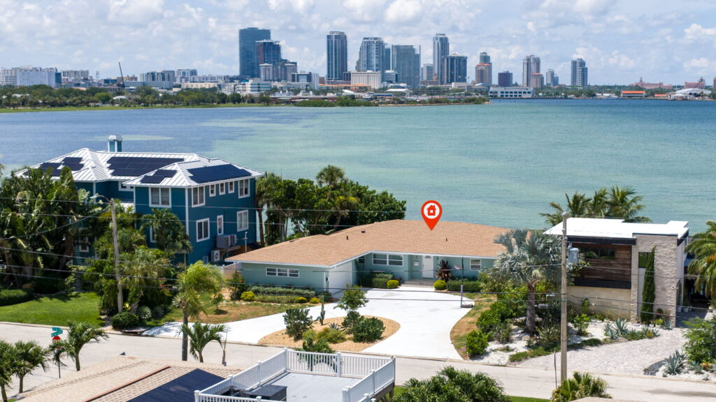 Tropical Shores waterfront home Tampa Bay views