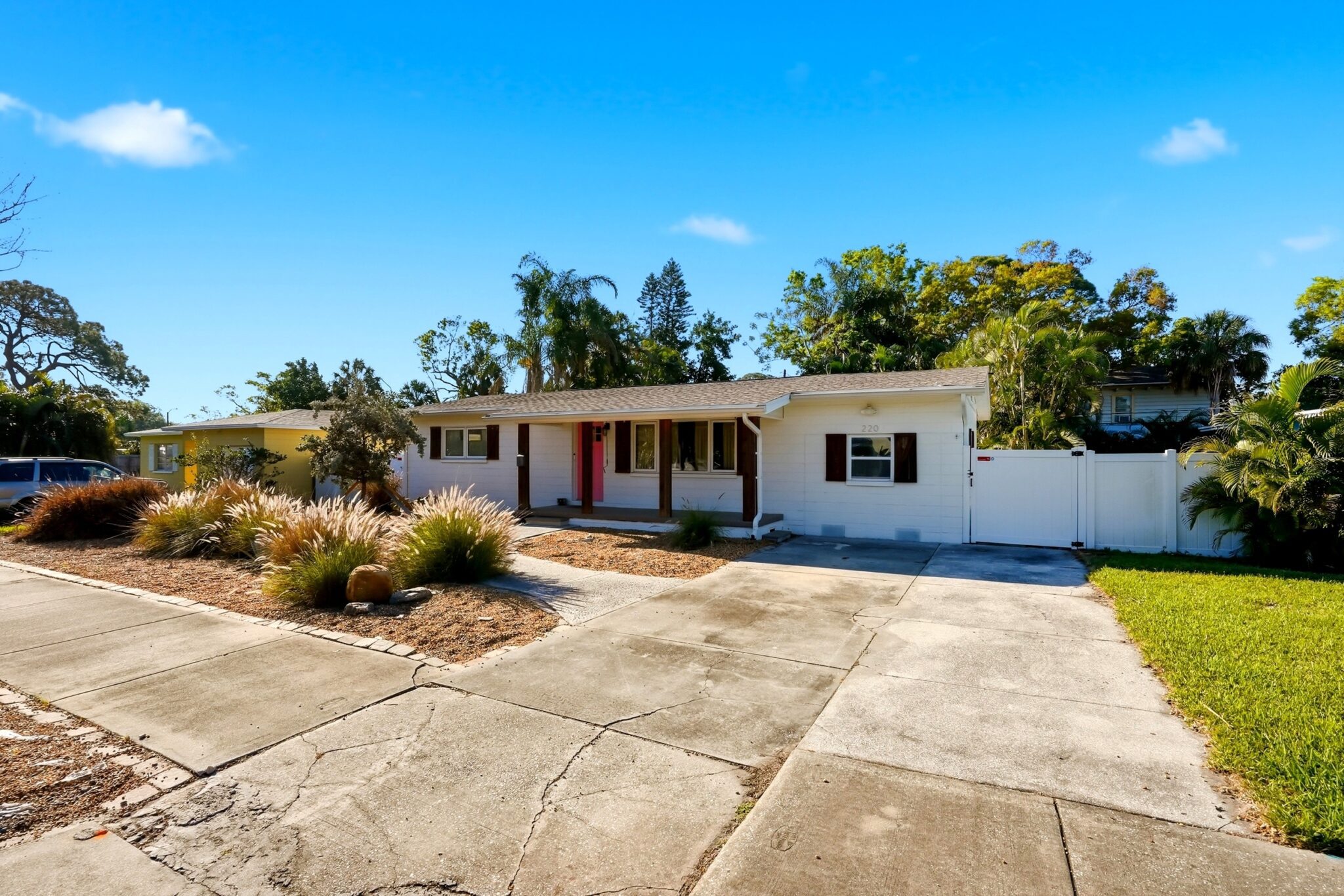 Coquina Key updated home St Petersburg exterior